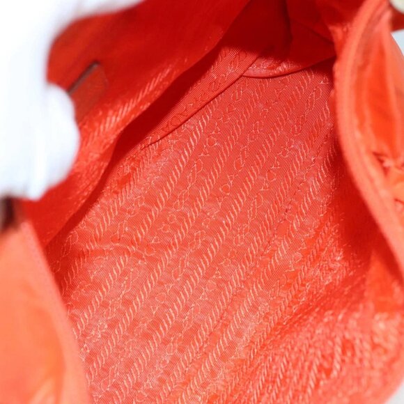 PRADA Shoulder Bag Nylon Orange - Picture 13 of 15